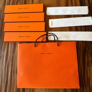 Apple Watch Hermes packaging - bag and boxes